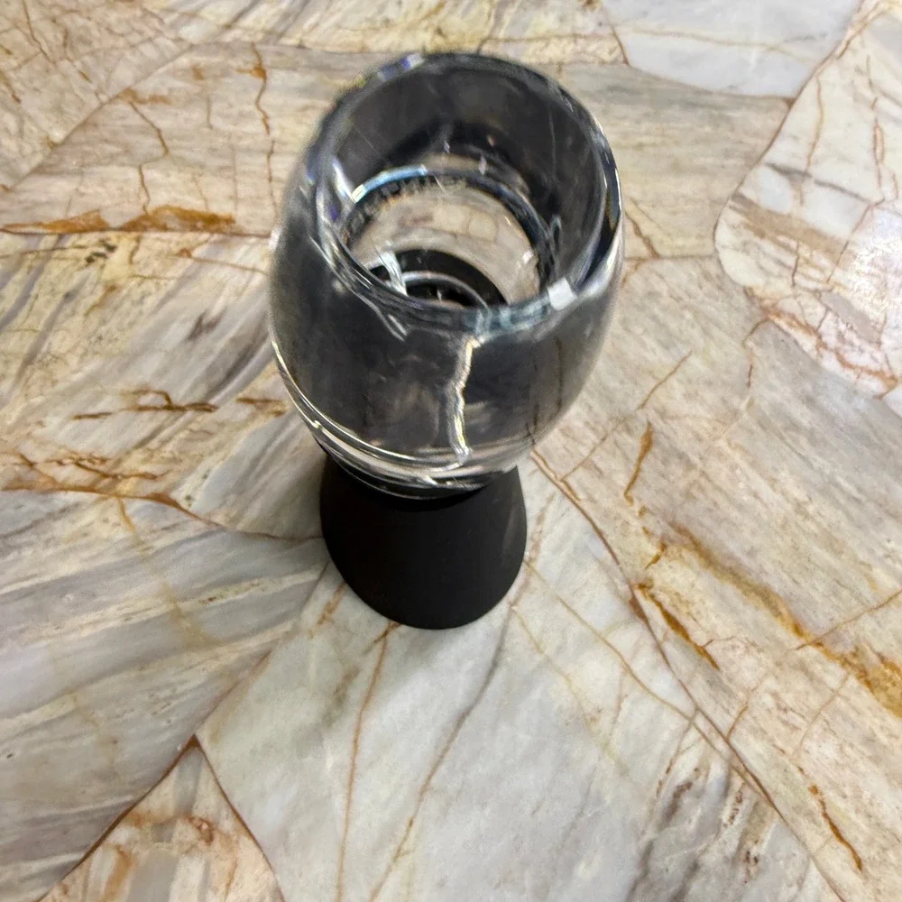 Premium Wine Aerator Pourer Instant Decanter Black Base‎ with Travel Pouch